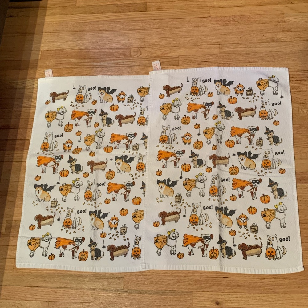 Halloween Dog Kitchen Towel Bundle